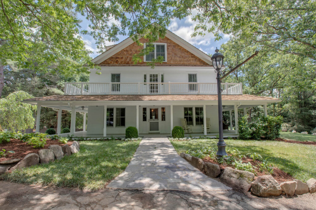 Fairview House seen from the front walk